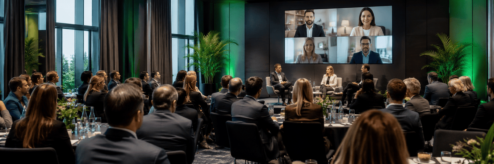 4 diferencias en eventos corporativos presenciales vs. híbridos
